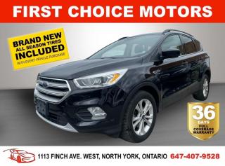Welcome to First Choice Motors, the largest car dealership in Toronto of pre-owned cars, SUVs, and vans priced between $5000-$15,000. With an impressive inventory of over 300 vehicles in stock, we are dedicated to providing our customers with a vast selection of affordable and reliable options. <br><br>Were thrilled to offer a used 2017 Ford Escape SE, black color with 197,000km (STK#6501) This vehicle was $12990 NOW ON SALE FOR $10990. It is equipped with the following features:<br>- Automatic Transmission<br>- Heated seats<br>- Bluetooth<br>- Reverse camera<br>- Alloy wheels<br>- Power windows<br>- Power locks<br>- Power mirrors<br>- Air Conditioning<br><br>At First Choice Motors, we believe in providing quality vehicles that our customers can depend on. All our vehicles come with a 36-day FULL COVERAGE warranty. We also offer additional warranty options up to 5 years for our customers who want extra peace of mind.<br><br>Furthermore, all our vehicles are sold fully certified with brand new brakes rotors and pads, a fresh oil change, and brand new set of all-season tires installed & balanced. You can be confident that this car is in excellent condition and ready to hit the road.<br><br>At First Choice Motors, we believe that everyone deserves a chance to own a reliable and affordable vehicle. Thats why we offer financing options with low interest rates starting at 7.9% O.A.C. Were proud to approve all customers, including those with bad credit, no credit, students, and even 9 socials. Our finance team is dedicated to finding the best financing option for you and making the car buying process as smooth and stress-free as possible.<br><br>Our dealership is open 7 days a week to provide you with the best customer service possible. We carry the largest selection of used vehicles for sale under $9990 in all of Ontario. We stock over 300 cars, mostly Hyundai, Chevrolet, Mazda, Honda, Volkswagen, Toyota, Ford, Dodge, Kia, Mitsubishi, Acura, Lexus, and more. With our ongoing sale, you can find your dream car at a price you can afford. Come visit us today and experience why we are the best choice for your next used car purchase!<br><br>All prices exclude a $10 OMVIC fee, license plates & registration  and ONTARIO HST (13%)