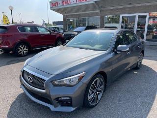Used 2016 Infiniti Q50 3.0T BACKUP CAMERA SUNROOF LEATHER SEATS for sale in Calgary, AB