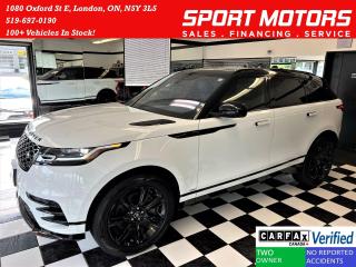 Used 2020 Land Rover Range Rover Velar P300 R Dynamic S AWD+Adaptive Cruise+CLEAN CARFAX for sale in London, ON