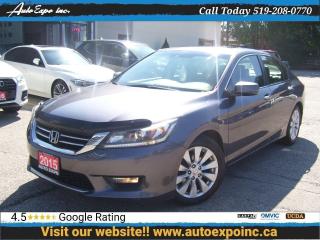 Used 2015 Honda Accord EX-L,Certified,Leather,BLuetooth,Sunroof,Alloys for sale in Kitchener, ON