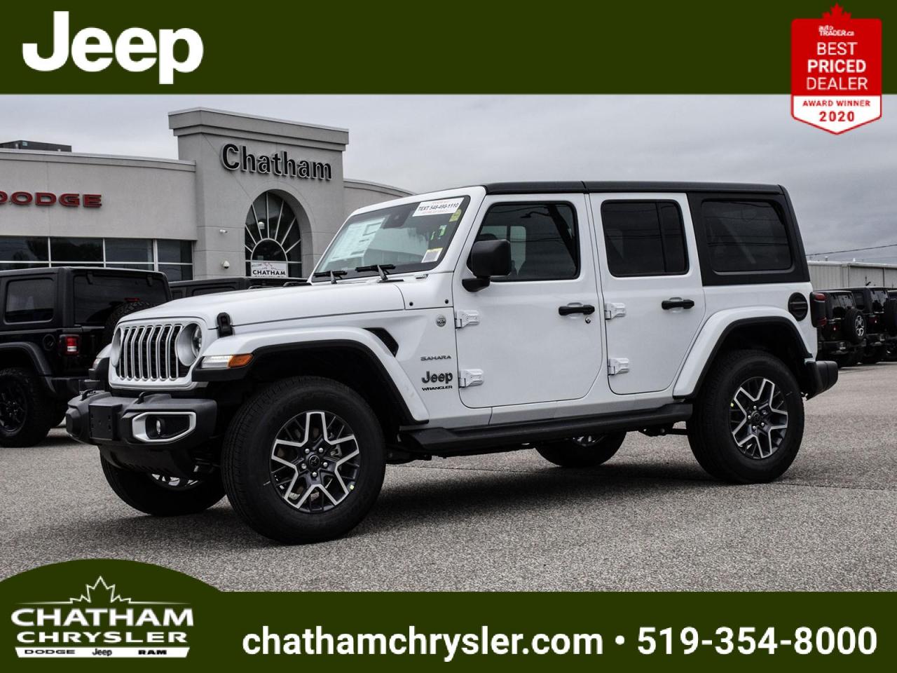 New 2024 Jeep Wrangler Sahara for sale in Chatham, ON