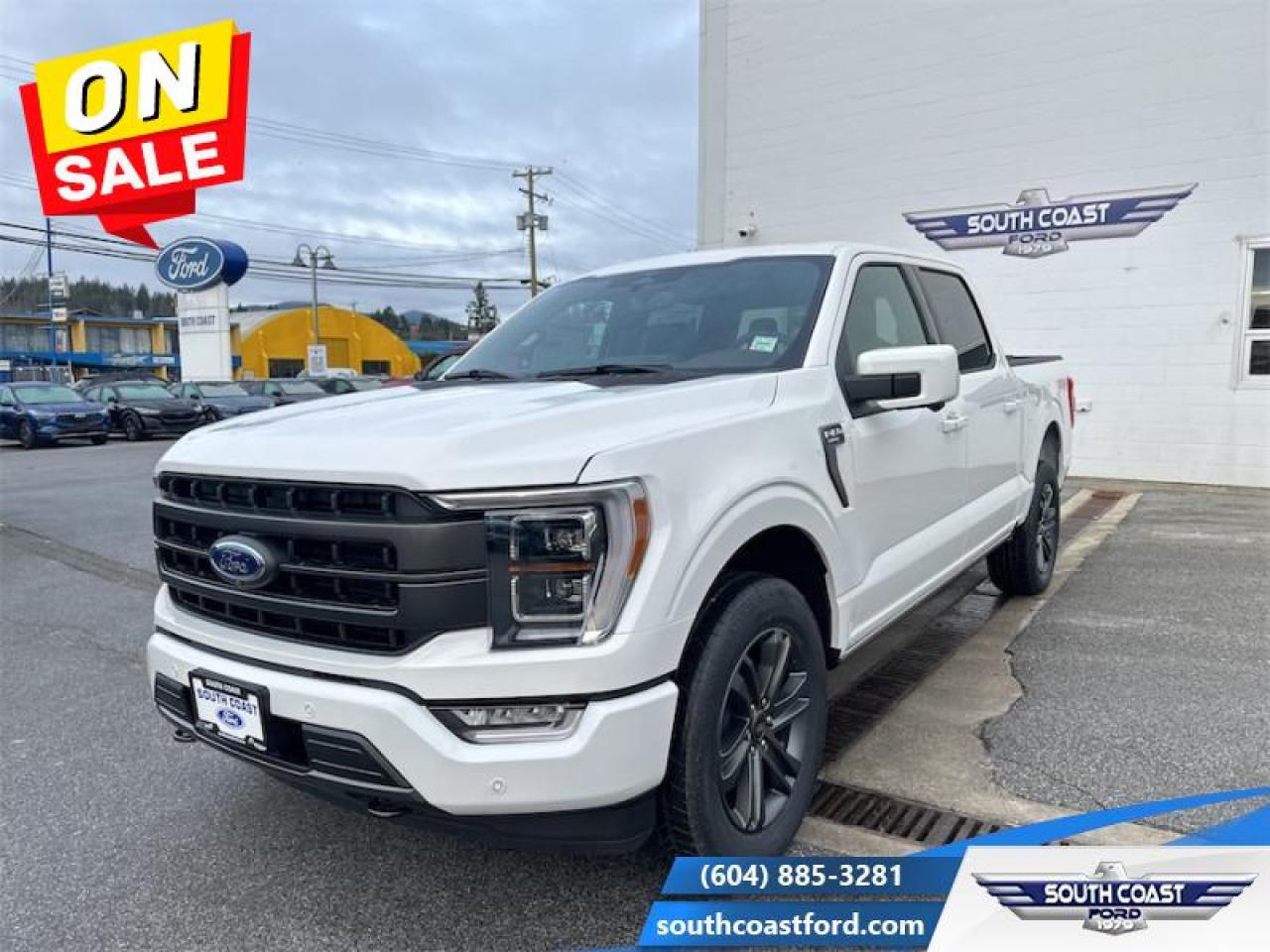 New 2023 Ford F-150 Lariat  - Leather Seats for sale in Sechelt, BC