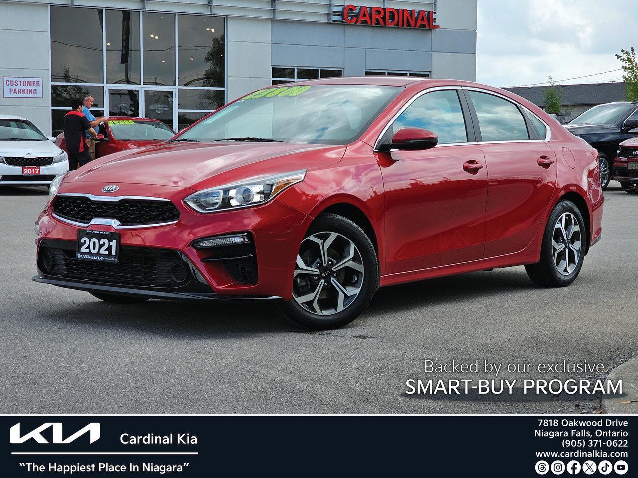 Used 2021 Kia Forte EX, Apple CarPlay and Android Auto, Heated Seats a for sale in Niagara Falls, ON