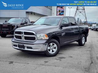 2019 Ram 1500 Classic, 4x4,Delay-off headlights, Fully automatic headlights, GPS Antenna Input, Heated Exterior Mirrors, Heavy Duty Vinyl Front 40/20/40 Bench Seat, Overhead Console, ParkView Rear Back-Up Camera, Power steering, Rear Folding Seat, Remote Keyless Entry, Speed control

Eagle Ridge GM in Coquitlam is your Locally Owned & Operated Chevrolet, Buick, GMC Dealer, and a Certified Service and Parts Center equipped with an Auto Glass & Premium Detail. Established over 30 years ago, we are proud to be Serving Clients all over Tri Cities, Lower Mainland, Fraser Valley, and the rest of British Columbia. Find your next New or Used Vehicle at 2595 Barnet Hwy in Coquitlam. Price Subject to $595 Documentation Fee. Financing Available for all types of Credit.