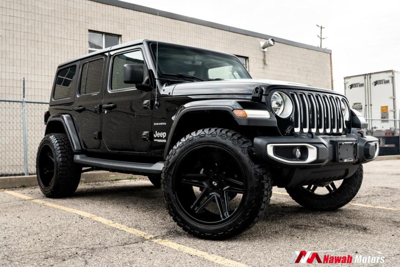 Used 2019 Jeep Wrangler Unlimited SAHARA|4X4|LEATHER HEATED SEATS|UCONNECT|ALLOYS| for sale in Brampton, ON
