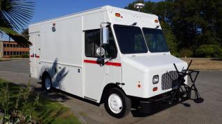 2015 Freightliner MT45 Morgan Olson Cargo Step Van Rear Workshop,  Diesel Dually, cummins turbo,6.7L L6 DIESEL engine 6 cylinder, 2 door, automatic, 4X2, AM/FM radio, tekonsha trailer brake module, Jensen heavy duty head unit, overhead storage compartments,  side storage compartments, various toolbox, workbench, aux,   silver exterior, black interior. Certification and decal valid until August 2024. $41,560.00 plus $375 processing fee, $41,935.00 total payment obligation before taxes.  Listing report, warranty, contract commitment cancellation fee, financing available on approved credit (some limitations and exceptions may apply). All above specifications and information is considered to be accurate but is not guaranteed and no opinion or advice is given as to whether this item should be purchased. We do not allow test drives due to theft, fraud and acts of vandalism. Instead we provide the following benefits: Complimentary Warranty (with options to extend), Limited Money Back Satisfaction Guarantee on Fully Completed Contracts, Contract Commitment Cancellation, and an Open-Ended Sell-Back Option. Ask seller for details or call 604-522-REPO(7376) to confirm listing availability.