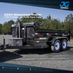 Used 2024 Weberlane - 6.83x12 Gussets Low Profile Dump Trailer for sale in Truro, NS