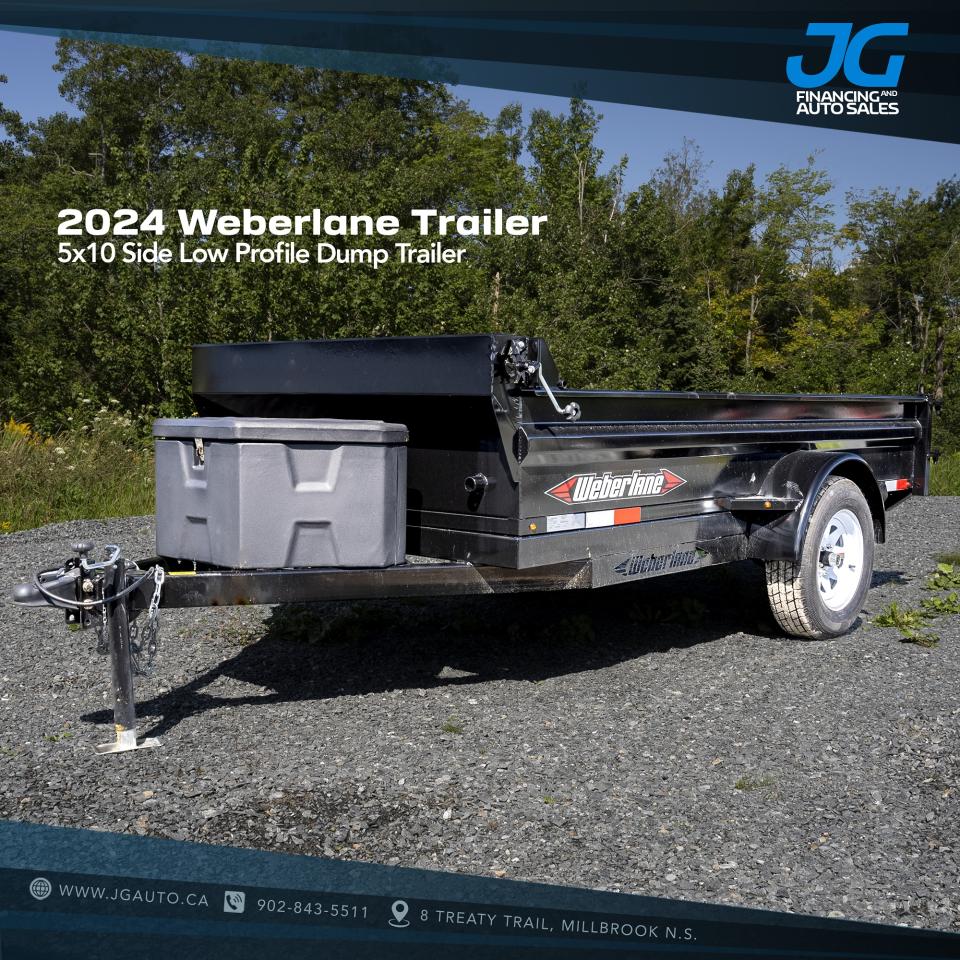 2024 Weberlane - 5x10 Side Low Profile Dump Trailer