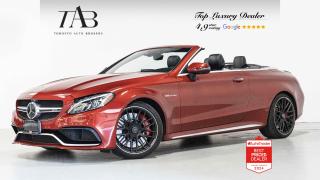 This beautiful 2018 Mercedes-Benz C63s AMG is a local Ontario vehicle with a clean Carfax report. Its AMG-tuned powertrain delivers a symphony of power, while the sleek carbon fiber accents add a touch of sophistication to this open-top masterpiece, ensuring every drive is a thrilling and stylish adventure.

Key features Include:

- AMG Performance
- Parking and Mirror Package
- Cabriolet Comfort Package
- AMG spoiler lip
- Distronic Plus
- Active Blind Spot Assist
- Carbon Fiber Accents
- High-Performance Exhaust
- AMG Performance Seats
- AMG Performance Steering Wheel
- High-Performance Brakes
- Navigation System
- Burmeister Surround Sound
- Blind Spot Assist
- Steering Assist
- Collision Prevention
- Cruise Control
- Carbon Fiber Trim
- 360-Degree Camera
- Sirius XM Radio
- Heated and Ventilated Seats
- AMG Wheels
- Dual tone Seats


NOW OFFERING 3 MONTH DEFERRED FINANCING PAYMENTS ON APPROVED CREDIT. 

Looking for a top-rated pre-owned luxury car dealership in the GTA? Look no further than Toronto Auto Brokers (TAB)! Were proud to have won multiple awards, including the 2023 GTA Top Choice Luxury Pre Owned Dealership Award, 2023 CarGurus Top Rated Dealer, 2023 CBRB Dealer Award, the 2023 Three Best Rated Dealer Award, and many more!

With 30 years of experience serving the Greater Toronto Area, TAB is a respected and trusted name in the pre-owned luxury car industry. Our 30,000 sq.Ft indoor showroom is home to a wide range of luxury vehicles from top brands like BMW, Mercedes-Benz, Audi, Porsche, Land Rover, Jaguar, Aston Martin, Bentley, Maserati, and more. And we dont just serve the GTA, were proud to offer our services to all cities in Canada, including Vancouver, Montreal, Calgary, Edmonton, Winnipeg, Saskatchewan, Halifax, and more.

At TAB, were committed to providing a no-pressure environment and honest work ethics. As a family-owned and operated business, we treat every customer like family and ensure that every interaction is a positive one. Come experience the TAB Lifestyle at its truest form, luxury car buying has never been more enjoyable and exciting!

We offer a variety of services to make your purchase experience as easy and stress-free as possible. From competitive and simple financing and leasing options to extended warranties, aftermarket services, and full history reports on every vehicle, we have everything you need to make an informed decision. We welcome every trade, even if youre just looking to sell your car without buying, and when it comes to financing or leasing, we offer same day approvals, with access to over 50 lenders, including all of the banks in Canada. Feel free to check out your own Equifax credit score without affecting your credit score, simply click on the Equifax tab above and see if you qualify.

So if youre looking for a luxury pre-owned car dealership in Toronto, look no further than TAB! We proudly serve the GTA, including Toronto, Etobicoke, Woodbridge, North York, York Region, Vaughan, Thornhill, Richmond Hill, Mississauga, Scarborough, Markham, Oshawa, Peteborough, Hamilton, Newmarket, Orangeville, Aurora, Brantford, Barrie, Kitchener, Niagara Falls, Oakville, Cambridge, Kitchener, Waterloo, Guelph, London, Windsor, Orillia, Pickering, Ajax, Whitby, Durham, Cobourg, Belleville, Kingston, Ottawa, Montreal, Vancouver, Winnipeg, Calgary, Edmonton, Regina, Halifax, and more.

Call us today or visit our website to learn more about our inventory and services. And remember, all prices exclude applicable taxes and licensing, and vehicles can be certified at an additional cost of $799.