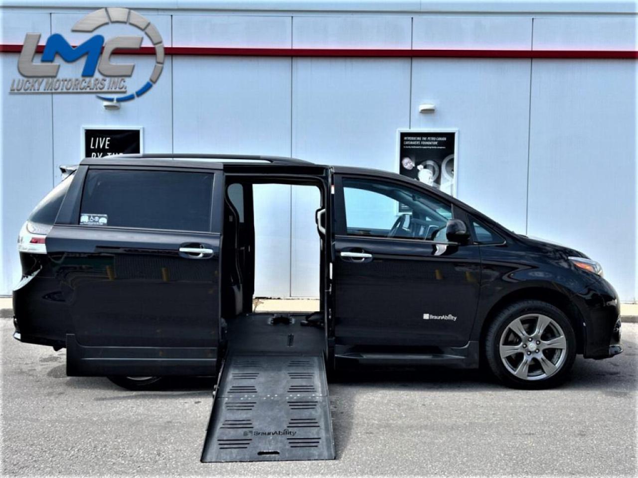 Used 2017 Toyota Sienna SE-MOBILITY WHEELCHAIR ACCESSIBLE VAN-POWER RAMP-CERTIFIED for sale in Toronto, ON