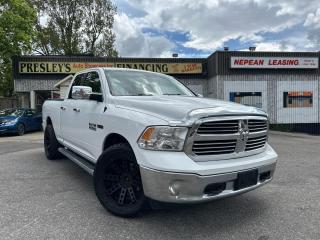 <p>Unleash the power of the road with the 2016 Ram 1500 Big Horn Diesel. This rugged beast is ready to conquer any terrain with its commanding presence and impressive capabilities. Boasting a durable design and equipped with a robust diesel engine, it has boldly traveled 365,651 kilometers, a testament to its reliability and strength. Whether its towing, hauling, or simply cruising, the Ram 1500 Big Horn Diesel delivers on every front. Dont miss out on your chance to own a true workhorse thats built to endure – inquire now and experience firsthand the unmatched performance and resilience of this remarkable truck.</p><p>Finance Disclaimer: Finance pricing on this website is for website display purpose only. Please contact our office to confirm final pricing. Although the intention is to capture current prices as of the date of publication, pricing is subject to change without notice, and may not be accurate or completely current. While every reasonable effort is made to ensure the accuracy of this data, we are not responsible for any errors or omissions contained on these pages. Please verify any information in question with a dealership sales representative. Information provided at this site does not constitute a guarantee of available prices or financing rate. See dealer for actual prices, payment, and complete details.</p><p> </p><p>We invite you to see this vehicle at Presleys Auto Showcase on Carling Avenue just west of Island Park Drive. Call us today to book a test drive.TAXES AND LICENSE FEES ARE EXTRA.Ask us about our NO CHARGE limited Powertrain Warranty. This is for a limited time only. **Some conditions do apply.This vehicle will come with an Ontario Safety or Quebec Inspection.If you are looking to finance a car, Presleys Auto Showcase is your Ottawa, Ontario source for speedy online credit approval at the best car financing rates possible. Presleys Auto Showcase can pre-approve your car loan, even if your good credit rating has been compromised because of bad credit, low credit score, bankruptcy, repossession, collections or late payments. We also specialize in fast car loans for those who are retired, self employed, divorced, new immigrants or students. Let the knowledgeable and helpful auto loan specialists at Presleys Auto Showcase give you the personal touch.</p>