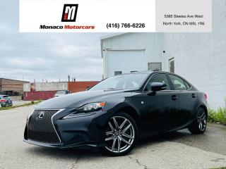 Used 2016 Lexus IS 350 F-Sport AWD - NAV|CAM|SUN|BSM|RED LEATHER|PADDLE for sale in North York, ON