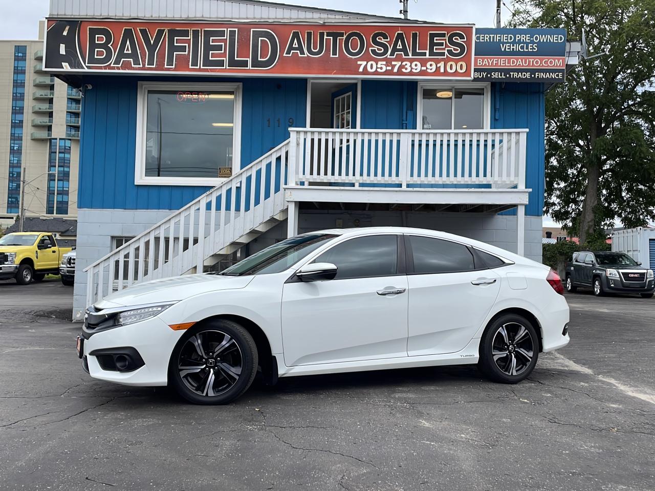 Used 2016 Honda Civic Touring 1.5 Turbo **Leather/Sunroof/Navigation** for sale in Barrie, ON