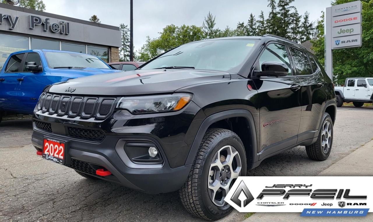Used 2022 Jeep Compass Trailhawk SUNROOF - BLIND SPOT - CLEAN for sale in New Hamburg, ON