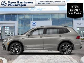 <b>Third Row Package!</b><br> <br> <br> <br>  The VW Tiguan aces real-world utility with its excellent outward vision, comfortable interior, and supreme on road capabilities. <br> <br>Whether its a weekend warrior or the daily driver this time, this 2024 Tiguan makes every experience easier to manage. Cutting edge tech, both inside the cabin and under the hood, allow for safe, comfy, and connected rides that keep the whole party going. The crossover of the future is already here, and its called the Tiguan.<br> <br> This pyrite silver metallic SUV  has an automatic transmission and is powered by a  2.0L I4 16V GDI DOHC Turbo engine.<br> <br> Our Tiguans trim level is Highline R-Line. This range-topping Tiguan Highline R-Line is fully-loaded with ventilated and heated leather-wrapped seats with power adjustment, lumbar support and memory function, a heated leather-wrapped steering wheel, an 8-speaker Fender audio system with a subwoofer, adaptive cruise control, a 360-camera with aerial view, park distance control with automated parking sensors, and remote engine start. Additional features include an express open/close sunroof with tilt and slide functions and a power sunshade, rain detecting wipers with heated jets, a power liftgate, 4G LTE mobile hotspot internet access, and an 8-inch infotainment screen with satellite navigation, wireless Apple CarPlay and Android Auto, and SiriusXM streaming radio. Safety features also include blind spot detection, lane keep assist, lane departure warning, VW Car-Net Safe & Secure, forward and rear collision mitigation, and autonomous emergency braking. This vehicle has been upgraded with the following features: Third Row Package.  This is a demonstrator vehicle driven by a member of our staff and has just 8882 kms.<br><br> <br>To apply right now for financing use this link : <a href=https://www.barrhavenvw.ca/en/form/new/financing-request-step-1/44 target=_blank>https://www.barrhavenvw.ca/en/form/new/financing-request-step-1/44</a><br><br> <br/>    4.99% financing for 84 months. <br> Buy this vehicle now for the lowest bi-weekly payment of <b>$340.80</b> with $0 down for 84 months @ 4.99% APR O.A.C. ( Plus applicable taxes -  $840 Documentation fee. Cash purchase selling price includes: Tire Stewardship ($20.00), OMVIC Fee ($10.00). (HST) are extra. </br>(HST), licence, insurance & registration not included </br>    ).  Incentives expire 2024-04-30.  See dealer for details. <br> <br> <br>LEASING:<br><br>Estimated Lease Payment: $288 bi-weekly <br>Payment based on 3.99% lease financing for 48 months with $0 down payment on approved credit. Total obligation $30,001. Mileage allowance of 16,000 KM/year. Offer expires 2024-04-30.<br><br><br>We are your premier Volkswagen dealership in the region. If youre looking for a new Volkswagen or a car, check out Barrhaven Volkswagens new, pre-owned, and certified pre-owned Volkswagen inventories. We have the complete lineup of new Volkswagen vehicles in stock like the GTI, Golf R, Jetta, Tiguan, Atlas Cross Sport, Volkswagen ID.4 electric vehicle, and Atlas. If you cant find the Volkswagen model youre looking for in the colour that you want, feel free to contact us and well be happy to find it for you. If youre in the market for pre-owned cars, make sure you check out our inventory. If you see a car that you like, contact 844-914-4805 to schedule a test drive.<br> Come by and check out our fleet of 20+ used cars and trucks and 50+ new cars and trucks for sale in Nepean.  o~o