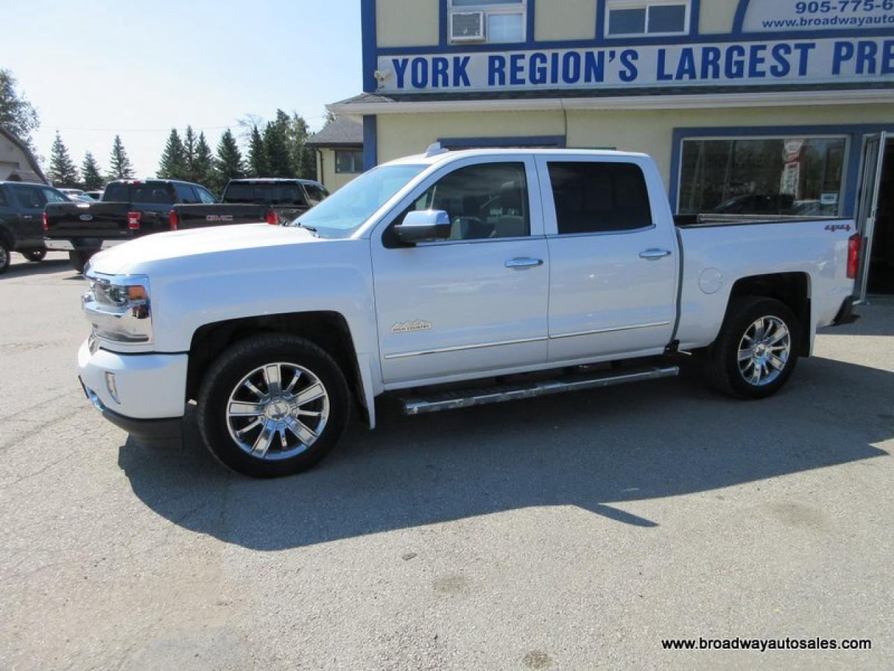 2016 Chevrolet Silverado 1500 LOADED HIGH-COUNTRY-EDITION 5 PASSENGER 5.3L - V8.. 4X4.. CREW-CAB.. SHORTY.. NAVIGATION.. LEATHER.. HEATED/AC SEATS.. SUNROOF.. BACK-UP CAMERA.. Photo