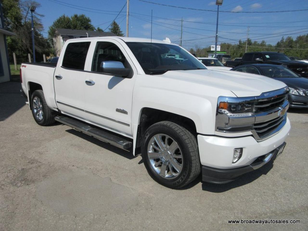 2016 Chevrolet Silverado 1500 LOADED HIGH-COUNTRY-EDITION 5 PASSENGER 5.3L - V8.. 4X4.. CREW-CAB.. SHORTY.. NAVIGATION.. LEATHER.. HEATED/AC SEATS.. SUNROOF.. BACK-UP CAMERA.. Photo