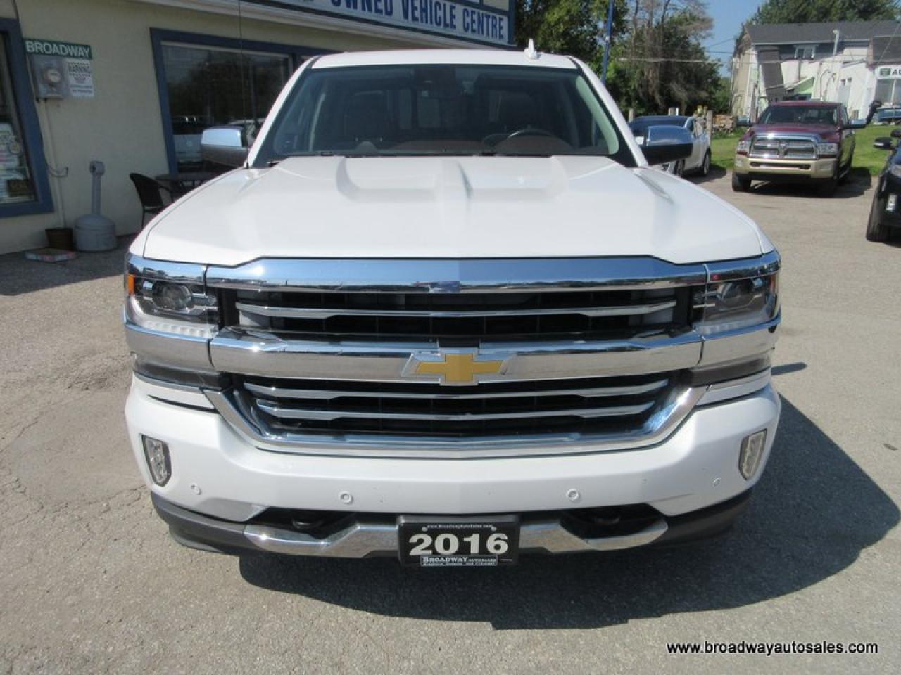 2016 Chevrolet Silverado 1500 LOADED HIGH-COUNTRY-EDITION 5 PASSENGER 5.3L - V8.. 4X4.. CREW-CAB.. SHORTY.. NAVIGATION.. LEATHER.. HEATED/AC SEATS.. SUNROOF.. BACK-UP CAMERA.. Photo