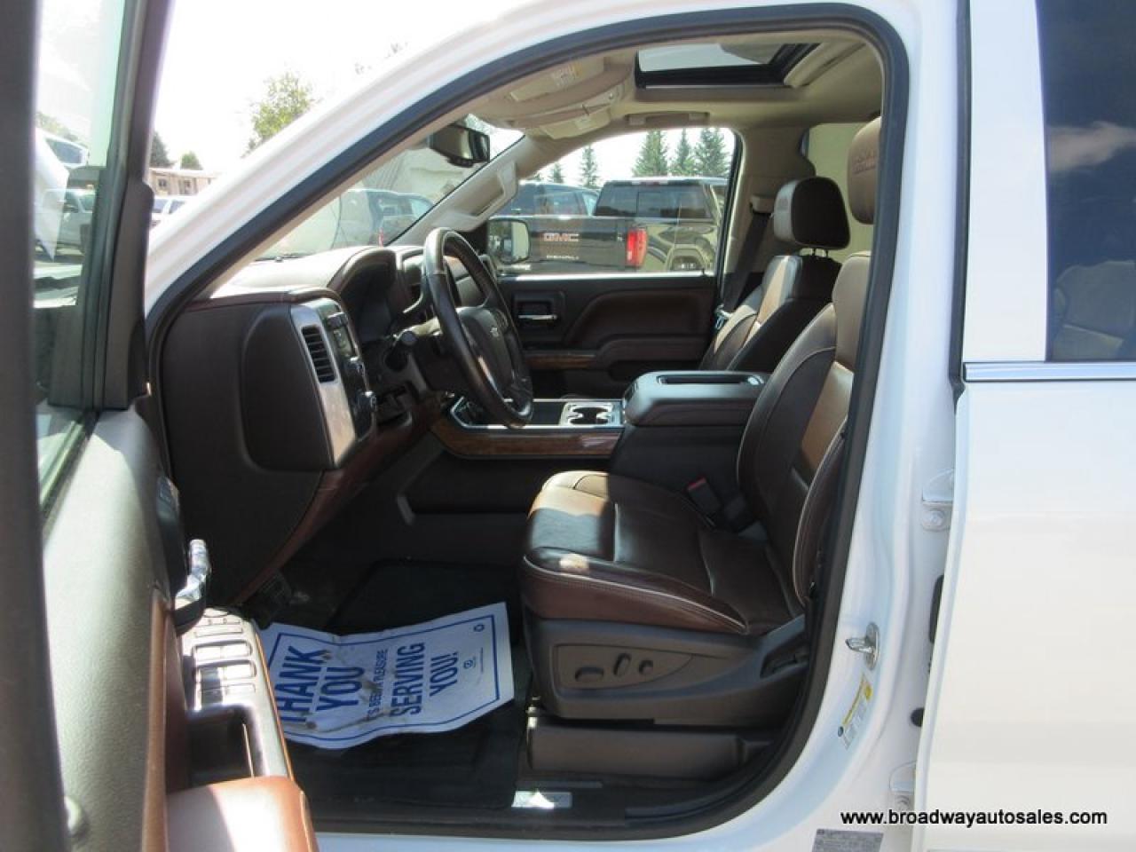 2016 Chevrolet Silverado 1500 LOADED HIGH-COUNTRY-EDITION 5 PASSENGER 5.3L - V8.. 4X4.. CREW-CAB.. SHORTY.. NAVIGATION.. LEATHER.. HEATED/AC SEATS.. SUNROOF.. BACK-UP CAMERA.. Photo