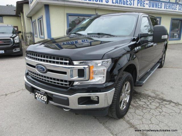 2020 Ford F-150 GREAT KM'S XLT-MODEL 6 PASSENGER 5.0L - V8.. 4X4.. CREW-CAB.. SHORTY.. HEATED SEATS.. POWER PEDALS.. BACK-UP CAMERA.. BLUETOOTH SYSTEM..