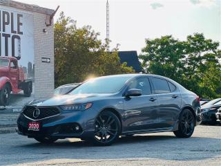Used 2020 Acura TLX A-Spec Red for sale in Mississauga, ON