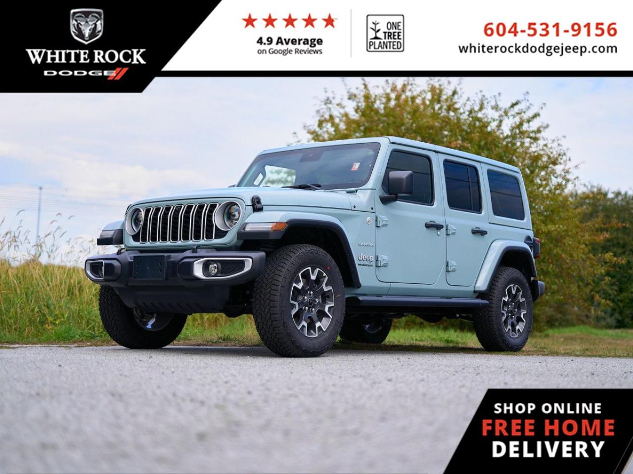 New 2024 Jeep Wrangler Sahara  - Heated Seats -  Remote Start for sale in Surrey, BC