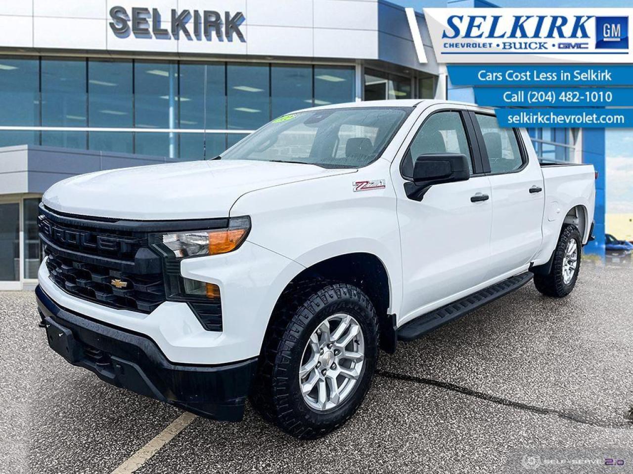 Used 2022 Chevrolet Silverado 1500 WT | CREW CAB | RUNNING BOARDS | SPRAY IN | LOW KM | for sale in Selkirk, MB