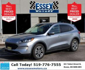 Used 2021 Ford Escape SEL*Heated Leather*CarPlay*Rear Cam*1.5L EcoBoost for sale in Essex, ON