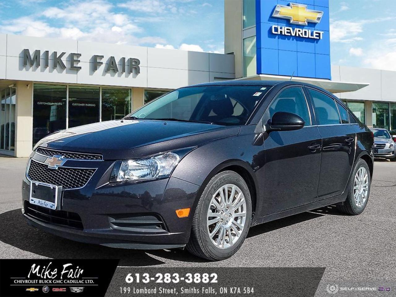Used 2014 Chevrolet Cruze ECO remote start,heated ext.mirorrs,climate control,rear vision camera for sale in Smiths Falls, ON