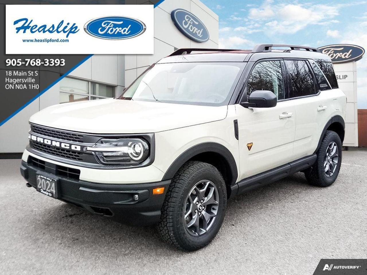 New 2024 Ford Bronco Sport BADLANDS for sale in Hagersville, ON