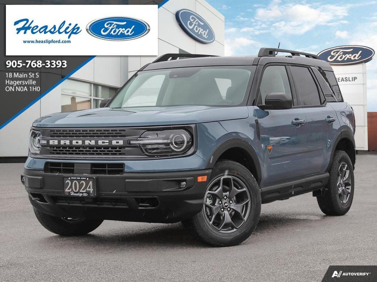 New 2024 Ford Bronco Sport BADLANDS for sale in Hagersville, ON