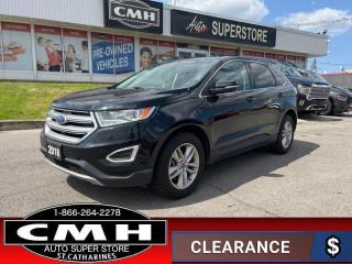 Used 2018 Ford Edge SEL  CAM BLUETOOTH P/SEAT HTD-SEATS for sale in St. Catharines, ON