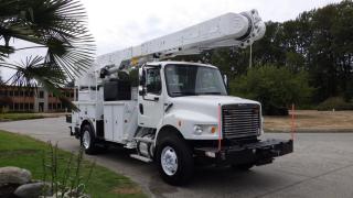 2007 Freightliner M2 Bucket Truck, 7.2L L6 DIESEL engine, 6 cylinder, 2 door, automatic, 4X2, cruise control, Allison Automatic Transmission, bend air brake, trailer brake controller, trailer hitch, front winch, comp light, cargo light, 6 way strobe light, rear remote light, 2x 1v outlet, 4x outriggers, multiple lockable storage compartments, air horn, night switch, Mercedes Benz engine, front bumper storage, alter hydraulic bucket textured flooring, front bumper markers, air conditioning, AM/FM radio, white exterior, black interior, cloth. Measurements: 15.5 foot wheelbase.(All the measurements re deemed to be correct but are not guaranteed). Certificate and Decal Valid to April 2024 $34,870.00 plus $375 processing fee, $35,245.00 total payment obligation before taxes.  Listing report, warranty, contract commitment cancellation fee, financing available on approved credit (some limitations and exceptions may apply). All above specifications and information is considered to be accurate but is not guaranteed and no opinion or advice is given as to whether this item should be purchased. We do not allow test drives due to theft, fraud and acts of vandalism. Instead we provide the following benefits: Complimentary Warranty (with options to extend), Limited Money Back Satisfaction Guarantee on Fully Completed Contracts, Contract Commitment Cancellation, and an Open-Ended Sell-Back Option. Ask seller for details or call 604-522-REPO(7376) to confirm listing availability.
