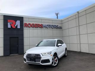 Limited Time Offer – Financing at 7.99% - 6 Months Payment Deferral – $0 Down Payment - Private Viewings Available - By Appointment Only - Online Purchase and FREE Delivery Available – Curbside Pick Up Available<br /><br />** NAVIGATION / PANORAMIC SUNROOF / BLINDSPOT ASSIST / LEATHER / REVERSE CAMERA /  BLUETOOTH / HEATED SEATS AND STEERING / SMART KEY / More ...<br /><br /><br />While Walk Ins Are Welcoome, We Encourage Scheduling Appointments For A Smoother And More Personalized Experience<br /><br />This is a Certified Pre-Owned (CPO) Vehicle. Because this vehicle is a Certified Preowned vehicle it also qualifies for Extended Warranty options<br /><br />This 2020 Audi Q5 Comes Loaded With All the Luxury Power Options Including, Navigation, Leather, Sunroof, Power Windows, Power Locks, Power Mirrors, Heated Mirrors, Power Seats, Heated Seats, Bluetooth, Premium Sound System, Steering Wheel Controls, Telescoping Steering Wheel, Premium Alloy Rims, Smart Key Entry, Automatic Transmission, and so Much More! The Car Has Been Very Well Maintained! The Body and Interior are in Excellent Condition. Prices are subject to taxes, certification and licensing. We Also Accept Trade Ins<br /><br />Financing Available For Good, Bad or No Credit Starting at 7.99% O.A.C. We Also Have Up To 6 Months With No Payments Available. All our loans are completely open with no fees to pay them off earlier. We've also been working with the banks to set up unique credit rebuilding programs to help you get back on track without going over your budget. Credit applications are available on our website at www.rogersmotors.ca. Approvals are done very quickly. Same Day Delivery Options are also Available.<br /><br />We Also Service What We Sell. Our State of the Art 10,000 square foot Complete Auto Service Center With Licensed Mechanics is open to the public. From Oil changes and Brakes, to major repairs like complete engine replacements. Our service center can service ALL your car needs. Loaner vehicles are available when needed for larger jobs.<br /><br />We are also Oakville's Location for Rust Proofing your vehicle. Give us a call to schedule your appointment.<br /><br />Rogers Motors is Oakville's Largest Used Car Dealership and the highest rated dealership in Oakville to shop for Your New Used Cars, Used Trucks, Used SUV's or Used Minivans! Thank You For Considering Roger's Motors. Family Owned and Operated Since 2004 with over 10,000 vehicles sold.<br /><br />At Roger's Motors our goal is to make sure that every guest who comes to visit us leaves happier than when they first came in. We will treat everyone the way we would like to be treated with Love, Honesty, Integrity, and Complete Transparency. With Over 600 Reviews online we have an average rating of 4/5. Come experience car shopping and service the way it should be.<br /><br />Rogers Motors. Driving Happiness<br />www.rogersmotors.ca<br /> <br /> <br />