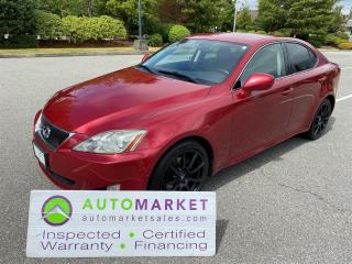 Used 2008 Lexus IS 250 6 sp MANUAL, GORGEOUS, FINANACE, WARRANTY, INSPECED BCAA MBSHP for sale in Surrey, BC