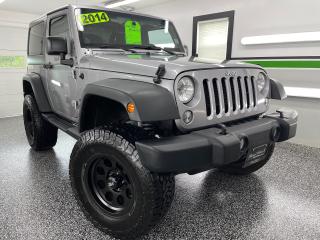 <p style=margin: 0px; font-stretch: normal; font-size: 13px; line-height: normal; font-family: Helvetica Neue;>We have a RuralWorx Off-Road 2014 Jeep Wrangler Sport with ONLY 121,000km! This Jeep is equipped with the V6 engine and it looks and drives awesome!! It comes with a BRAND NEW MVI, 5 LIKE NEW 35” TIRES, 5 17” ALLOY WHEELS, 4” RC LIFT KIT, DUAL STEERING STABILIZER KIT, LIKE NEW BRAKES (Front & Rear) AND A CLEAN CARFAX (No accidents) !!! </p><p style=margin: 0px; font-stretch: normal; font-size: 13px; line-height: normal; font-family: Helvetica Neue; min-height: 15px;> </p><p style=margin: 0px; font-stretch: normal; font-size: 13px; line-height: normal; font-family: Helvetica Neue;>NEVER OFF-ROAD! OVER $6000 IN NEW UPGRADES (Less then 5000km on all upgrades) </p><p style=margin: 0px; font-stretch: normal; font-size: 13px; line-height: normal; font-family: Helvetica Neue; min-height: 15px;> </p><p style=margin: 0px; font-stretch: normal; font-size: 13px; line-height: normal; font-family: Helvetica Neue;>The RuralWorx Auto Sales “Satisfaction Guaranteed” checklist! This checklist is completed on every sale of a vehicle through our honest and laid back business! </p><p style=margin: 0px; font-stretch: normal; font-size: 13px; line-height: normal; font-family: Helvetica Neue; min-height: 15px;> </p><p style=margin: 0px; font-stretch: normal; font-size: 13px; line-height: normal; font-family: Helvetica Neue;>Checklist:</p><p style=margin: 0px; font-stretch: normal; font-size: 13px; line-height: normal; font-family: Helvetica Neue;>New MVI + FREE MVIs FOR THE LIFETIME OF THE VEHICLE! </p><p style=margin: 0px; font-stretch: normal; font-size: 13px; line-height: normal; font-family: Helvetica Neue;>Fully detailed inside and out</p><p style=margin: 0px; font-stretch: normal; font-size: 13px; line-height: normal; font-family: Helvetica Neue;>Fresh oil change</p><p style=margin: 0px; font-stretch: normal; font-size: 13px; line-height: normal; font-family: Helvetica Neue;>Brand new or like new tires</p><p style=margin: 0px; font-stretch: normal; font-size: 13px; line-height: normal; font-family: Helvetica Neue;>No Doc fee when buying outright! </p><p style=margin: 0px; font-stretch: normal; font-size: 13px; line-height: normal; font-family: Helvetica Neue; min-height: 15px;> </p><p style=margin: 0px; font-stretch: normal; font-size: 13px; line-height: normal; font-family: Helvetica Neue;>FINANCING AVAILABLE!!!</p><p style=margin: 0px; font-stretch: normal; font-size: 13px; line-height: normal; font-family: Helvetica Neue; min-height: 15px;> </p><p style=margin: 0px; font-stretch: normal; font-size: 13px; line-height: normal; font-family: Helvetica Neue; min-height: 15px;> </p><p style=margin: 0px; font-stretch: normal; font-size: 13px; line-height: normal; font-family: Helvetica Neue;>About this vehicle;</p><p style=margin: 0px; font-stretch: normal; font-size: 13px; line-height: normal; font-family: Helvetica Neue; min-height: 15px;> </p><p style=margin: 0px; font-stretch: normal; font-size: 13px; line-height: normal; font-family: Helvetica Neue;>-ONLY 121,000km </p><p style=margin: 0px; font-stretch: normal; font-size: 13px; line-height: normal; font-family: Helvetica Neue;>-AUTOMATIC Transmission </p><p style=margin: 0px; font-stretch: normal; font-size: 13px; line-height: normal; font-family: Helvetica Neue;>-V6 Engine </p><p style=margin: 0px; font-stretch: normal; font-size: 13px; line-height: normal; font-family: Helvetica Neue;>-Power Windows </p><p style=margin: 0px; font-stretch: normal; font-size: 13px; line-height: normal; font-family: Helvetica Neue;>-Power mirrors</p><p style=margin: 0px; font-stretch: normal; font-size: 13px; line-height: normal; font-family: Helvetica Neue;>-Power locks</p><p style=margin: 0px; font-stretch: normal; font-size: 13px; line-height: normal; font-family: Helvetica Neue;>-Cruise control </p><p style=margin: 0px; font-stretch: normal; font-size: 13px; line-height: normal; font-family: Helvetica Neue;>-Air conditioning </p><p style=margin: 0px; font-stretch: normal; font-size: 13px; line-height: normal; font-family: Helvetica Neue;>-Fresh oil change </p><p style=margin: 0px; font-stretch: normal; font-size: 13px; line-height: normal; font-family: Helvetica Neue;>-Freshly detailed inside and out </p><p style=margin: 0px; font-stretch: normal; font-size: 13px; line-height: normal; font-family: Helvetica Neue;>-5x LIKE NEW 35” TIRES </p><p style=margin: 0px; font-stretch: normal; font-size: 13px; line-height: normal; font-family: Helvetica Neue;>-5x LIKE NEW 17” ALLOY WHEELS </p><p style=margin: 0px; font-stretch: normal; font-size: 13px; line-height: normal; font-family: Helvetica Neue;>-LIKE NEW RC 4” LIFT KIT</p><p style=margin: 0px; font-stretch: normal; font-size: 13px; line-height: normal; font-family: Helvetica Neue;>-LIKE NEW BRAKES (front & rear)(Rotors & Pads) </p><p style=margin: 0px; font-stretch: normal; font-size: 13px; line-height: normal; font-family: Helvetica Neue;>-Tinted windows </p><p style=margin: 0px; font-stretch: normal; font-size: 13px; line-height: normal; font-family: Helvetica Neue;>-Brand new MVI </p><p style=margin: 0px; font-stretch: normal; font-size: 13px; line-height: normal; font-family: Helvetica Neue;>-Hardtop! </p><p style=margin: 0px; font-stretch: normal; font-size: 13px; line-height: normal; font-family: Helvetica Neue;>-Clean CARFAX </p><p style=margin: 0px; font-stretch: normal; font-size: 13px; line-height: normal; font-family: Helvetica Neue;>And more..</p><p style=margin: 0px; font-stretch: normal; font-size: 13px; line-height: normal; font-family: Helvetica Neue; min-height: 15px;> </p><p style=margin: 0px; font-stretch: normal; font-size: 13px; line-height: normal; font-family: Helvetica Neue;>Priced at ONLY: $27,995 plus taxes & licensing</p><p style=margin: 0px; font-stretch: normal; font-size: 13px; line-height: normal; font-family: Helvetica Neue;>This jeep is in great shape! Hard to come by Jeeps in this shape!</p><p style=margin: 0px; font-stretch: normal; font-size: 13px; line-height: normal; font-family: Helvetica Neue; min-height: 15px;> </p><p style=margin: 0px; font-stretch: normal; font-size: 13px; line-height: normal; font-family: Helvetica Neue;>If you are interested in viewing this Beautiful JEEP or have any questions or concerns please email/message or call/text 902-956-0179. Contact us ANYTIME! Thank you for viewing! Feel free to check out our other ads, or contact us if you have a certain car in mind! WE WILL FIND IT FOR YOU!</p><p style=margin: 0px; font-stretch: normal; font-size: 13px; line-height: normal; font-family: Helvetica Neue; min-height: 15px;> </p><p style=margin: 0px; font-stretch: normal; font-size: 13px; line-height: normal; font-family: Helvetica Neue;>You can also visit our Facebook & Instagram to stay up to date on our new vehicles and GIVEAWAYS we have throughout the year! Also check out our REVIEWS! </p><p style=margin: 0px; font-stretch: normal; font-size: 13px; line-height: normal; font-family: Helvetica Neue; min-height: 15px;> </p><p style=margin: 0px; font-stretch: normal; font-size: 13px; line-height: normal; font-family: Helvetica Neue;>Facebook: RuralWorx AutoSales </p><p style=margin: 0px; font-stretch: normal; font-size: 13px; line-height: normal; font-family: Helvetica Neue;>Instagram: ruralworx_autosales</p>