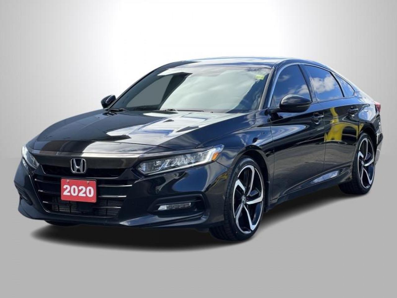 Used 2020 Honda Accord Sedan Sport  - Moonroof -  Heated Seats for sale in Sudbury, ON