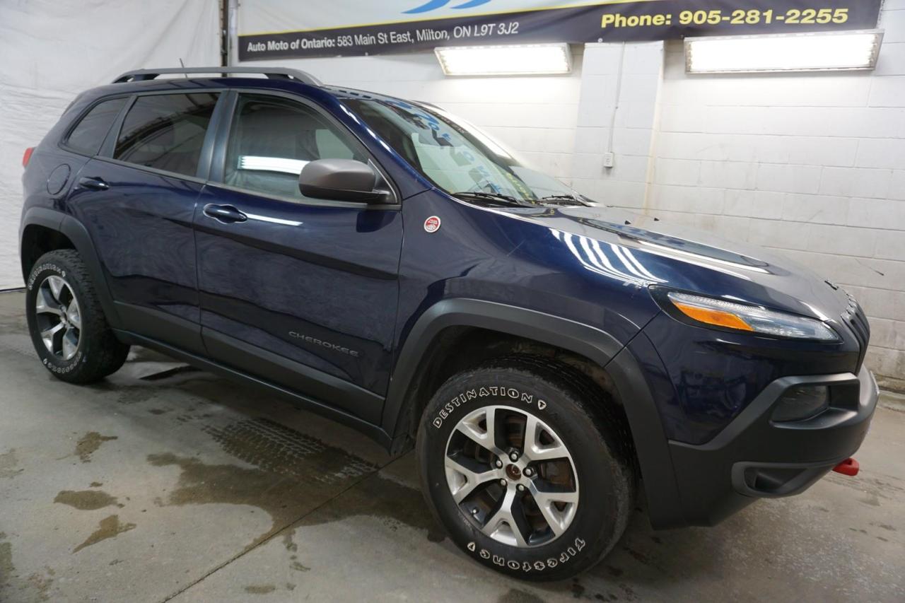 2015 Jeep Cherokee TRAILHAWK 4WD *SERVICE RECORDS* CERTIFIED CAMERA NAV BLUETOOTH LEATHER HEATED SEATS CRUISE ALLOYS
