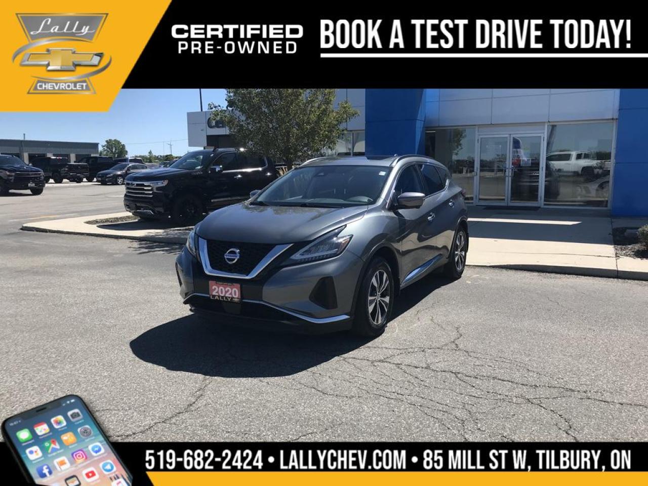 Used 2020 Nissan Murano SV , 4D, SPORT UTILITY , for sale in Tilbury, ON