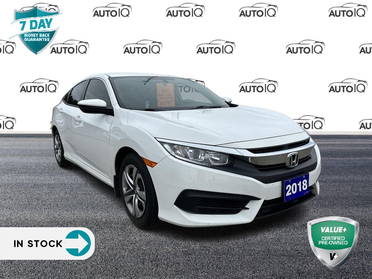 Used 2018 Honda Civic LX ONE OWNER | NO ACCIDENTS | CLEAN for sale in Tillsonburg, ON
