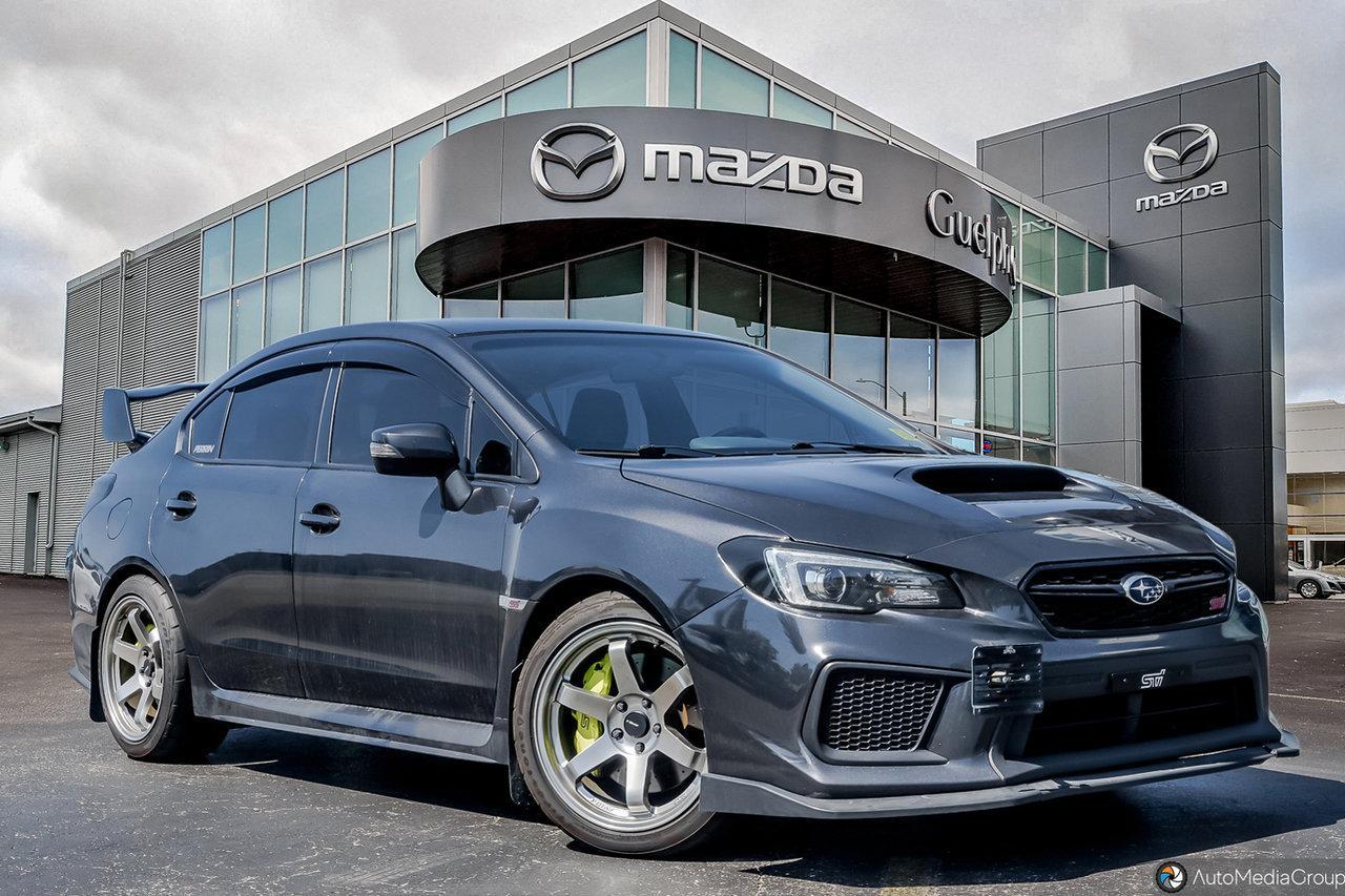 Used 2018 Subaru WRX STI 4Dr Sport-Tech Pkg w/ Lip Spoiler 6sp for sale in Guelph, ON