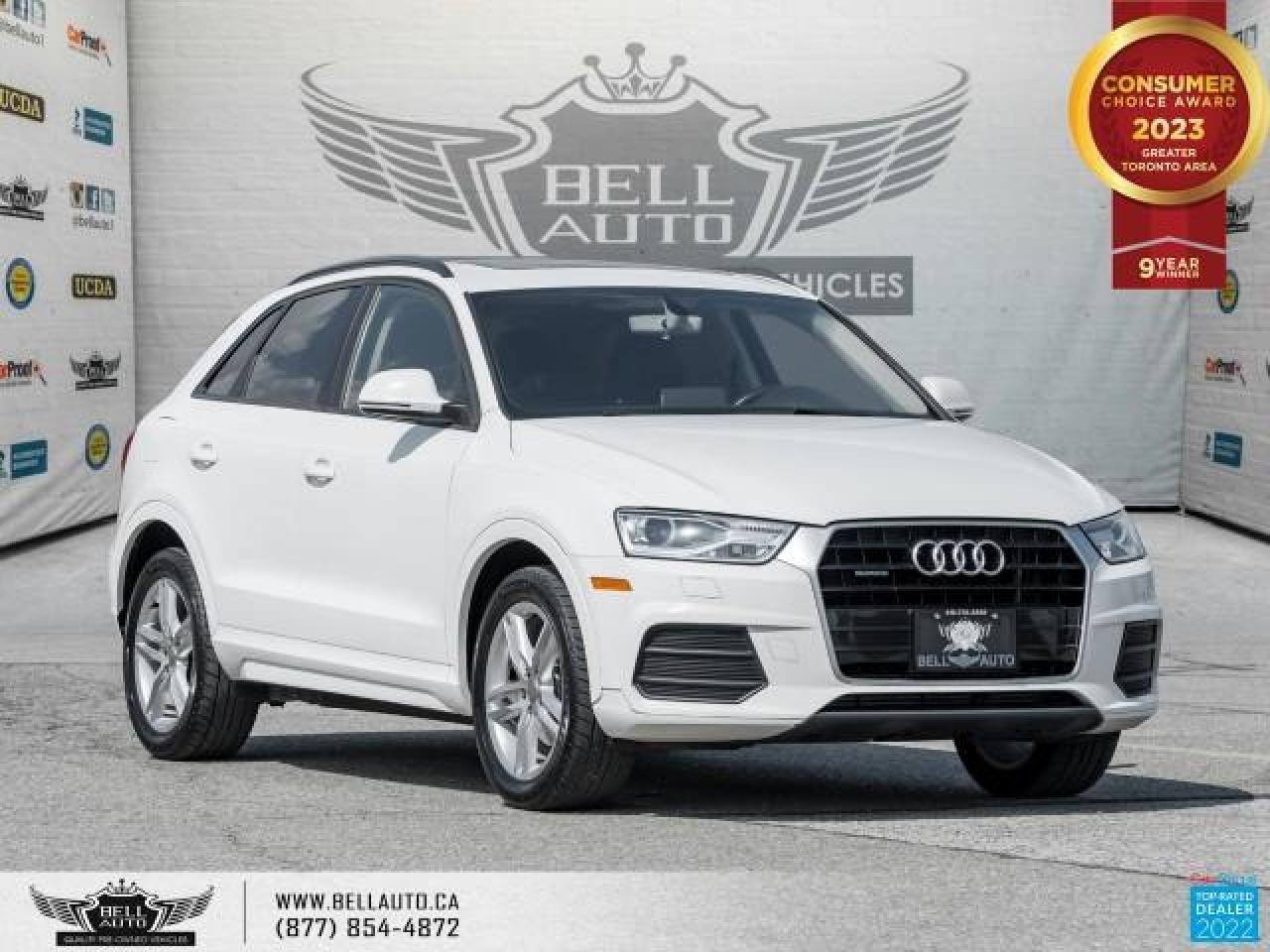 Used 2016 Audi Q3 Komfort, AWD, Pano, Bluetooth, HeatedSeats, XenonHeadlights, NoAccidents for sale in Toronto, ON