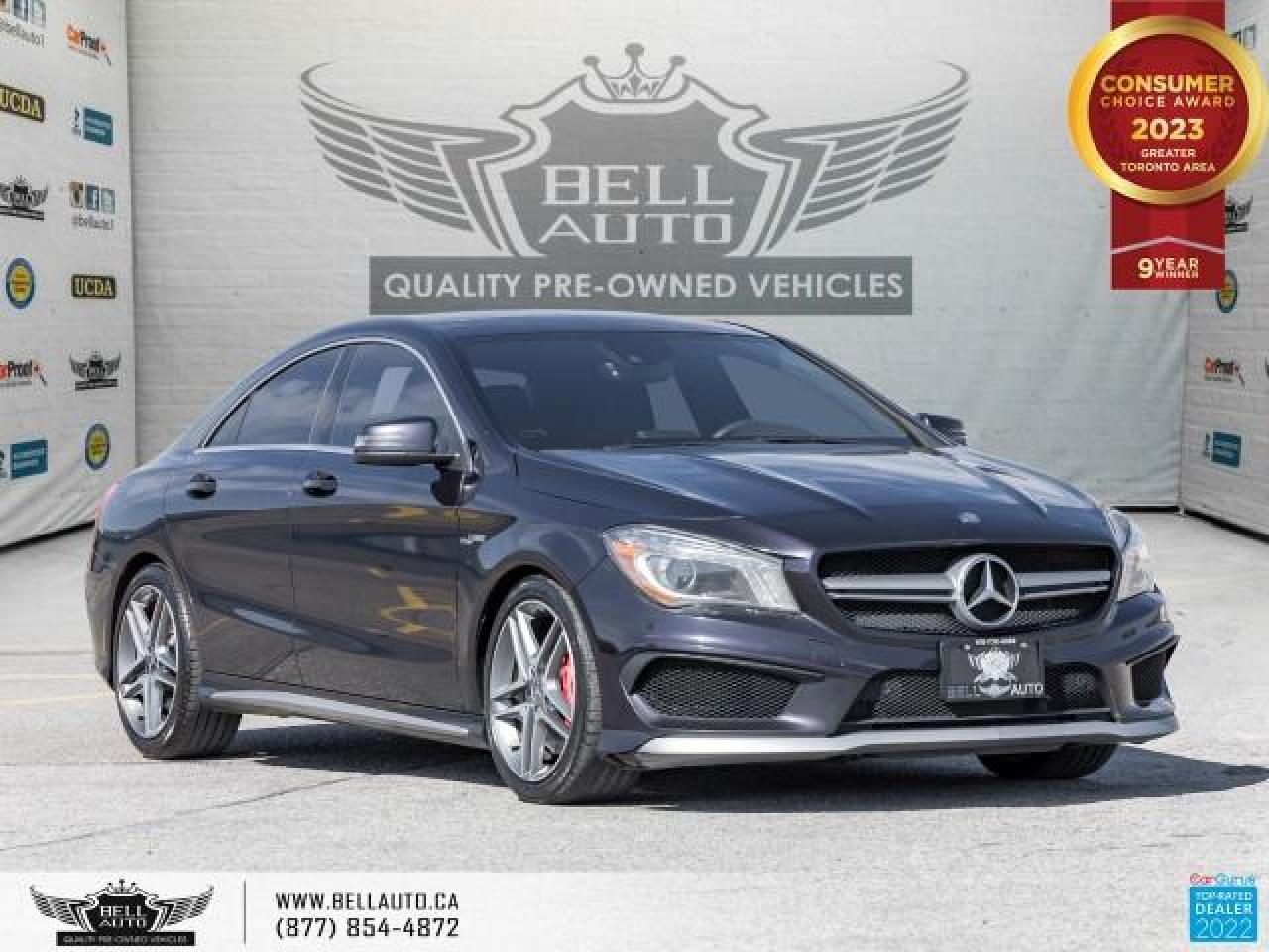 Used 2014 Mercedes-Benz CLA-Class CLA 45 AMG, AWD, Navi, Pano, B.Spot, SatelliteRadio, NoAccidents for sale in Toronto, ON