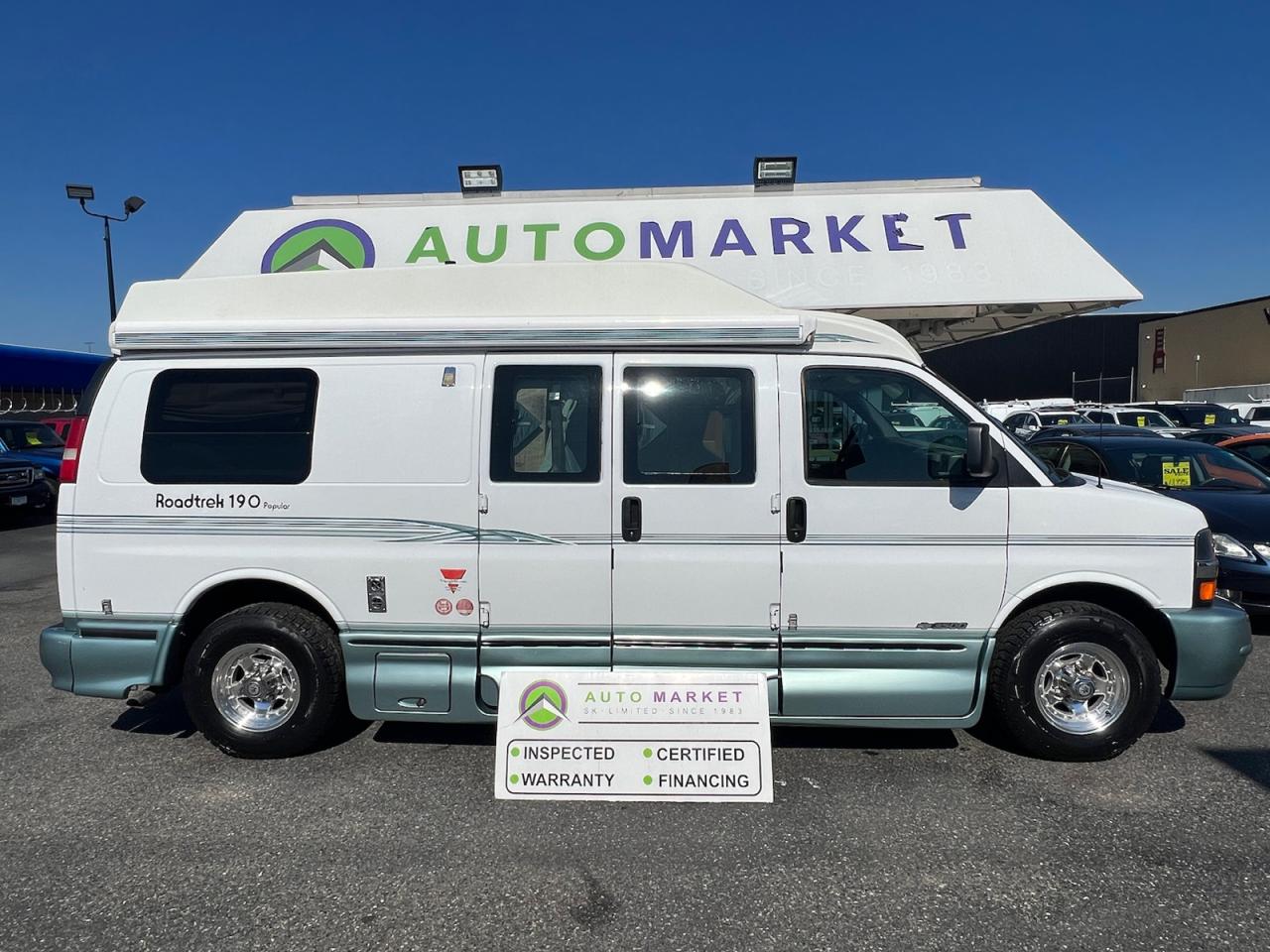 Used 2003 Chevrolet Express 3500 ONLY 24,500KM'S!! ROADTREK 190 CAMPER LOADED! for sale in Langley, BC
