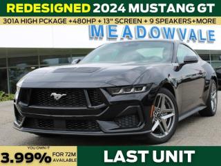 New 2024 Ford Mustang GT Fastback for sale in Mississauga, ON