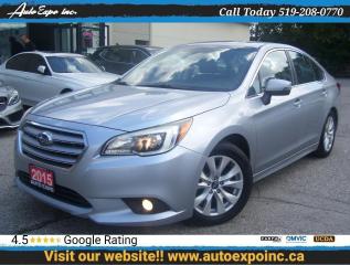 Used 2015 Subaru Legacy AWD,Bluetooth,Backup camera,Heated Seat,Certified for sale in Kitchener, ON