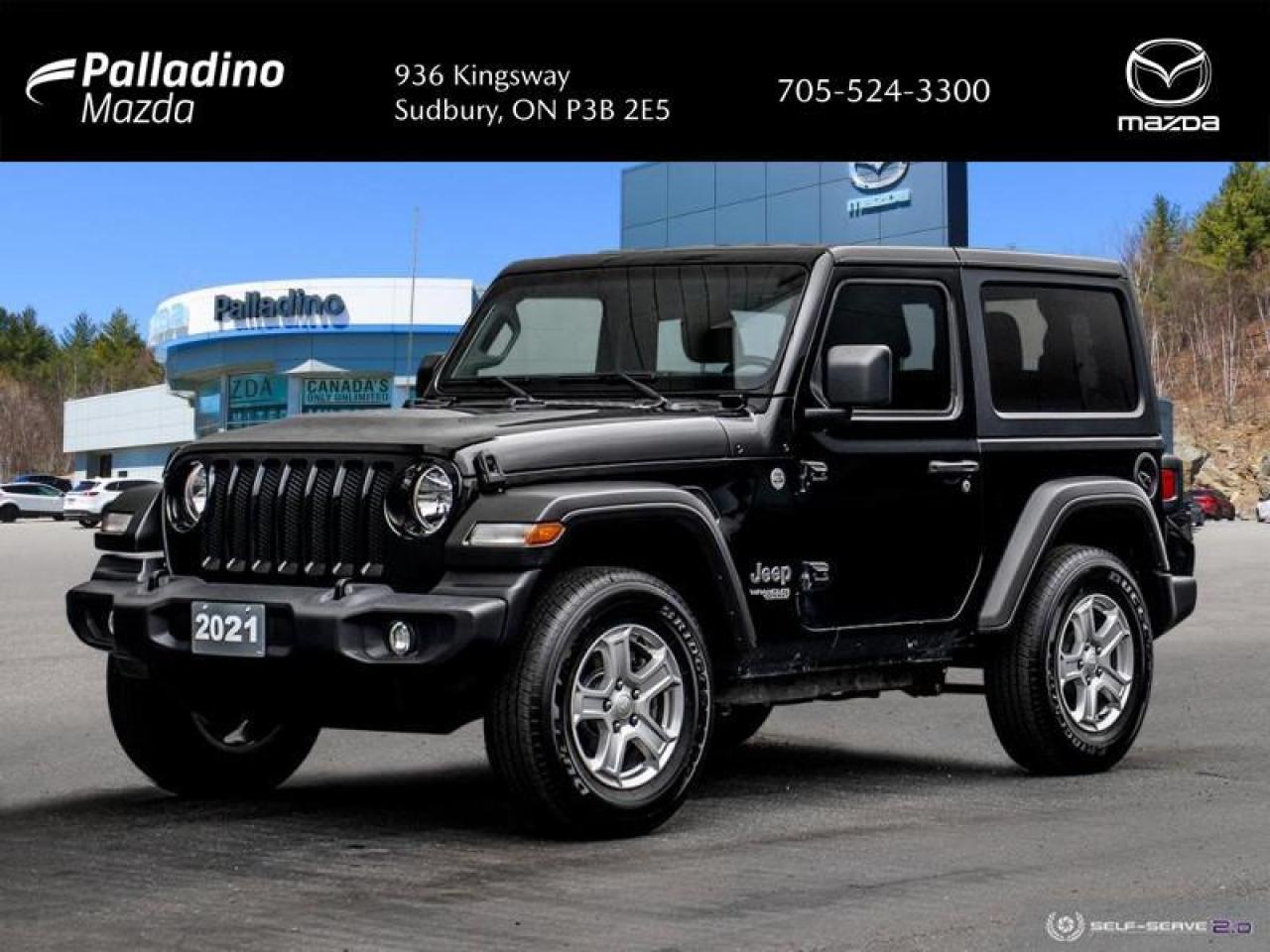 Used 2021 Jeep Wrangler Sport  - Aluminum Wheels for sale in Sudbury, ON