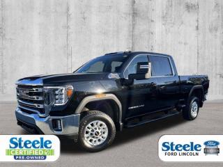 Onyx Black2023 GMC Sierra 2500HD SLE4WD 6-Speed Automatic 6.6L V8VALUE MARKET PRICING!!, 6.6L V8, 6-Speed Automatic, 4WD, Dual front impact airbags, Dual front side impact airbags, Front wheel independent suspension, GMC Connected Access Capable, Heavy-Duty 80 Amp Battery, Manual Tilt Wheel Steering Column, Occupant sensing airbag, Overhead airbag, Power door mirrors, Power Front Windows w/Passenger Express Down, Power steering, Power Windows w/Driver Express Up/Down, Rear step bumper, Suspension Package.Certified.Certification Program Details: 85 Point inspection Fluid Top Ups Brake Inspection Tire Inspection Oil Change Recall Check Copy Of Carfax ReportALL CREDIT APPLICATIONS ACCEPTED! ESTABLISH OR REBUILD YOUR CREDIT HERE. APPLY AT https://steeleadvantagefinancing.com/6198 We know that you have high expectations in your car search in Halifax. So if youre in the market for a pre-owned vehicle that undergoes our exclusive inspection protocol, stop by Steele Ford Lincoln. Were confident we have the right vehicle for you. Here at Steele Ford Lincoln, we enjoy the challenge of meeting and exceeding customer expectations in all things automotive.