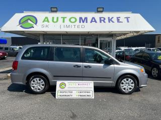 Used 2014 Dodge Grand Caravan SE REAR STOW N GO! LOW KM'S! NEW BRAKES,INSPECTED! FREE WRNTY & BCAA for sale in Langley, BC