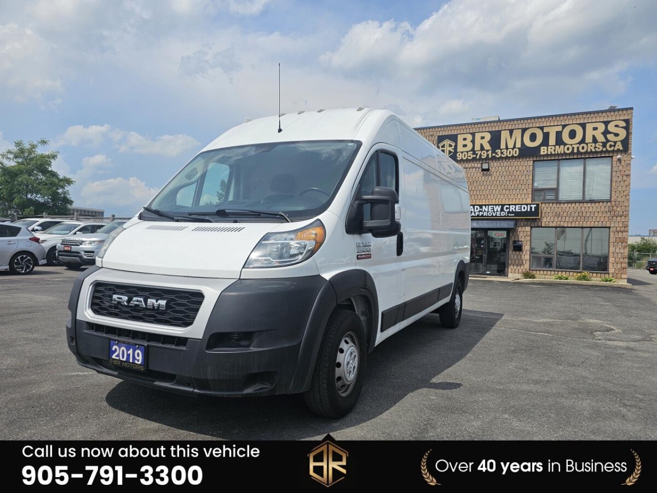 Used 2019 RAM ProMaster No Accidents Reported | 2500 Tradesman 159-in. WB for sale in Bolton, ON